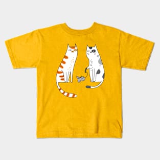 Things my cat does- Sharing Kids T-Shirt